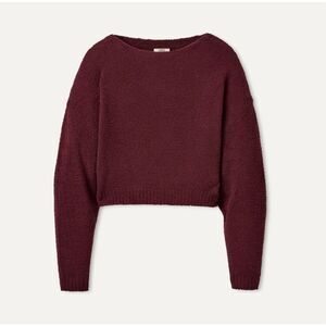 UGG NWT Novalie Slouchy Pullover Polyester Top Wild Grape XL